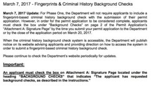 Pennsylvania Medical Marijuana Background and Fingerprinting Checks